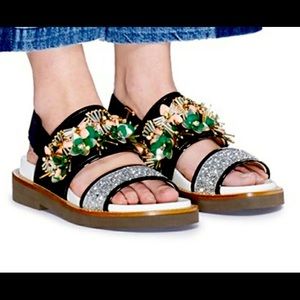 NEW NIB Marni glitter sandals - size 9